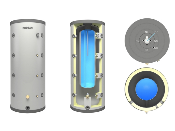 Single Coil Combi Buffer Tank